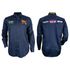 Vermont Mens Cotton Shirt Navy Blue Medium - Long Sleeve