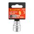 Socket 3/8'dr 17mm 12pt Crv