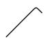 L-wrench Hex 2.0x80x15mm Long Crv Black