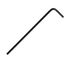 L-wrench Hex 2.5x86x17mm Long Crv Black