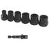 Bolt Extract Set 7pce 8/10/12/13/17/19mm 1pc 50mm 1/4' Socket Adaptor