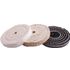 Buffing Wheel Kit 3pcs 100mm White & Denim Stiched & Sisal Polishing