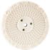 White Buff/mop 150mm X 3 Section X 30 Mm Thick 1/2 ' Hole