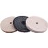 Buffing Wheel Kit 3pcs 150mm White & Denim Stiched & Sisal Polishing