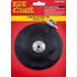 Backing Pad Rubber 125mm W/arbor