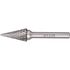 Rotary Burr Tungsten 12x25x6mm Conical Straight