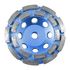 Dia. Cup Wheel 115mm X M14 Dbl Row Laser Welded Industrial
