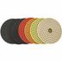 Set Of 7 Diamond Wet Polishing Pads 100mm