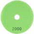100mm Diamond Wet Polishing Pad 2000 Grit Lime Green