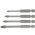 Glass & Tile Drill 4 Flute Set 4pc 4/5/6/8mm In Plastic Case