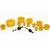 Hole Saw Set 15pce In Case Carbon Steel