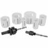 Holesaw Set 9pc In Case Bi-metal 22 29 35 44 51 64mm