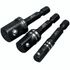 Impact Socket Adaptor 3pc Set 1/4' 3/8' 1/2'