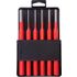 TORK CRAFT Pin Punch Set 6pc - 2.5, 3.5, 4. 5, 6, 8, 10mm Red