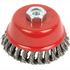 Wire Cup Brush 100 X M14 Knotted Stainless Steel Bulk