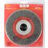 Wire Wheel Brush 150 X 25mm 0.30mm Wire Bench Grinder Blister