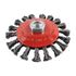 Wire Cup Brush Twisted Bevel Plain 115mmxm14 Bulk