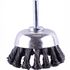 Wire Cup Brush Twisted Plain 65mm X 6mm Shaft Blister