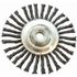 Wire Wheel Brush Single Section Twisted Plain 115mmxm14 Blister