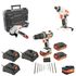 115 Angle Grinder Wth Imp Driver/imp Drill / Bat And Std Charger