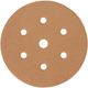 Gold Disc (50 Pieces) 220 Grit 150mm X 6+1 Holes Hook And Loop