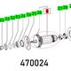 FESTOOL Armature POLLUX 180 E 230V Rotary Polisher Spare Part