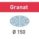FESTOOL Granat STF D150/48 P240 150mm Sanding Discs 100 Pack