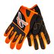 Limited Edit. Medium Racing Glove Orange Syn. Leather