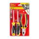 3pc Screwdriver Sl5x100mm & Ph2x100mm & 160mm Combination Plier