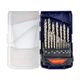 Precision-max Step Point 19pce Drill Set 1-10mm X 0.5mm