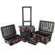 Plastic Tool Box Storage Station 3 Tier With Wheels