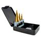 Step Drill Set 3 Pce Hss In Plastic Case