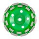 Diamond Grinding Cup Wheel 125mm X M14 Dbl Row Closed Pressed Contract
