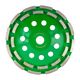 Dia. Cup Wheel 180mm X 22.23mm Dbl Row Cold Pressed Contractor